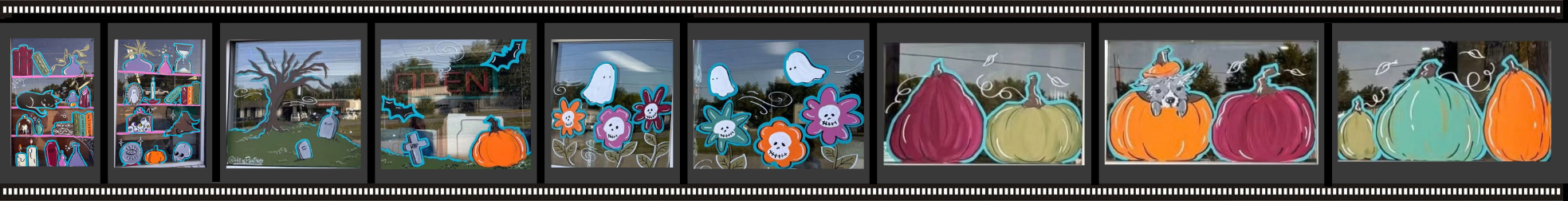 Halloween 2026 window art